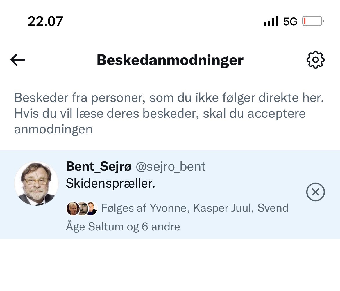 LaugesenM_'s tweet photo. Det er åbenbart ikke kun @lindenkrone, der har et problem med pressen. Se selv denne hån mod ytringfriheden fra @BentSejr i min indbakke - er du stolt @BirgitteNybrg #dkpol https://t.co/xUsYo2T2Z5