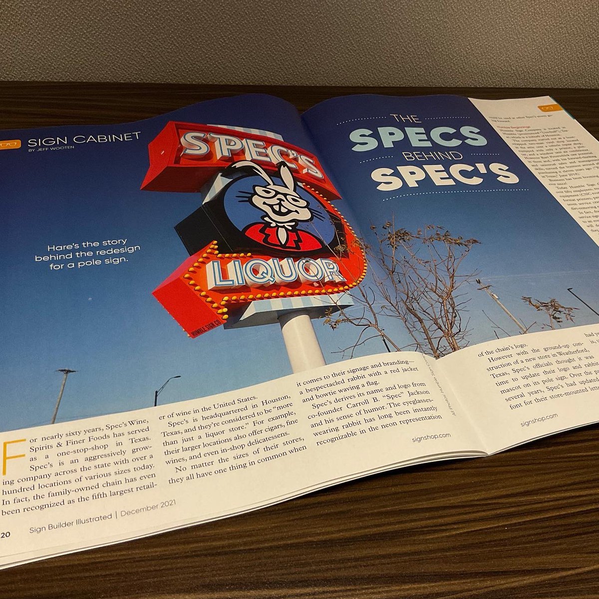 HumbleSignCo's tweet photo. Humble Sign Co was proud to end the year on the cover of Sign Builder Illustrated! https://t.co/iToyVNUoEw