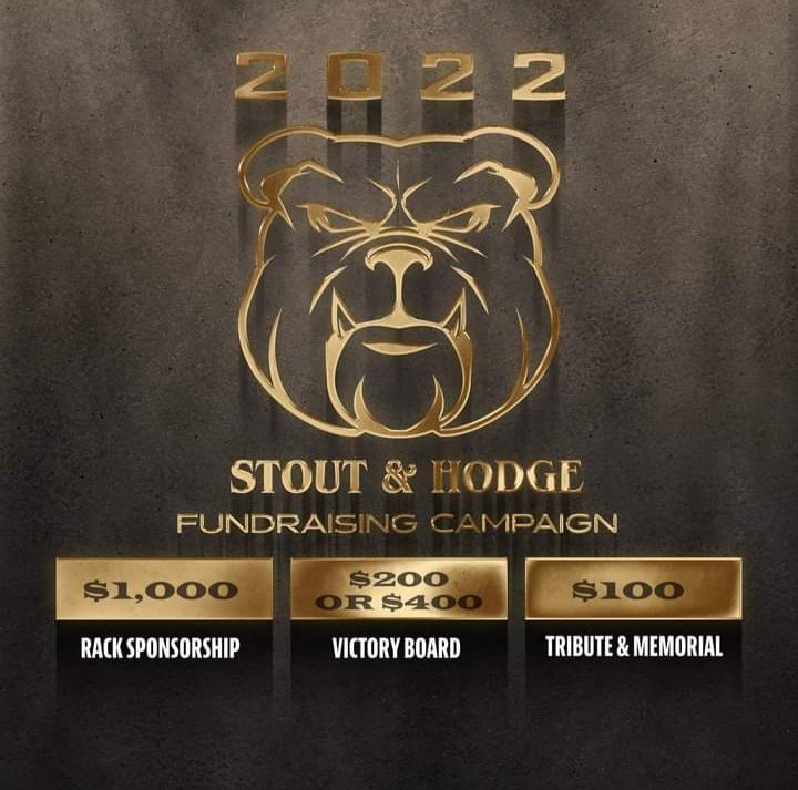 whsbulldogsfb's tweet photo. Official launch of the 2022 Coach Stout and Coach Hodge Weight Room Fundraiser...we NEED YOUR HELP! Donate, spread the word and help us elevate our weight room to our golden Bulldog standard! Onward Bulldogs! @DawgAthletics @BoosterWilliams @WMWHS https://t.co/gYWg9Lu7O7
