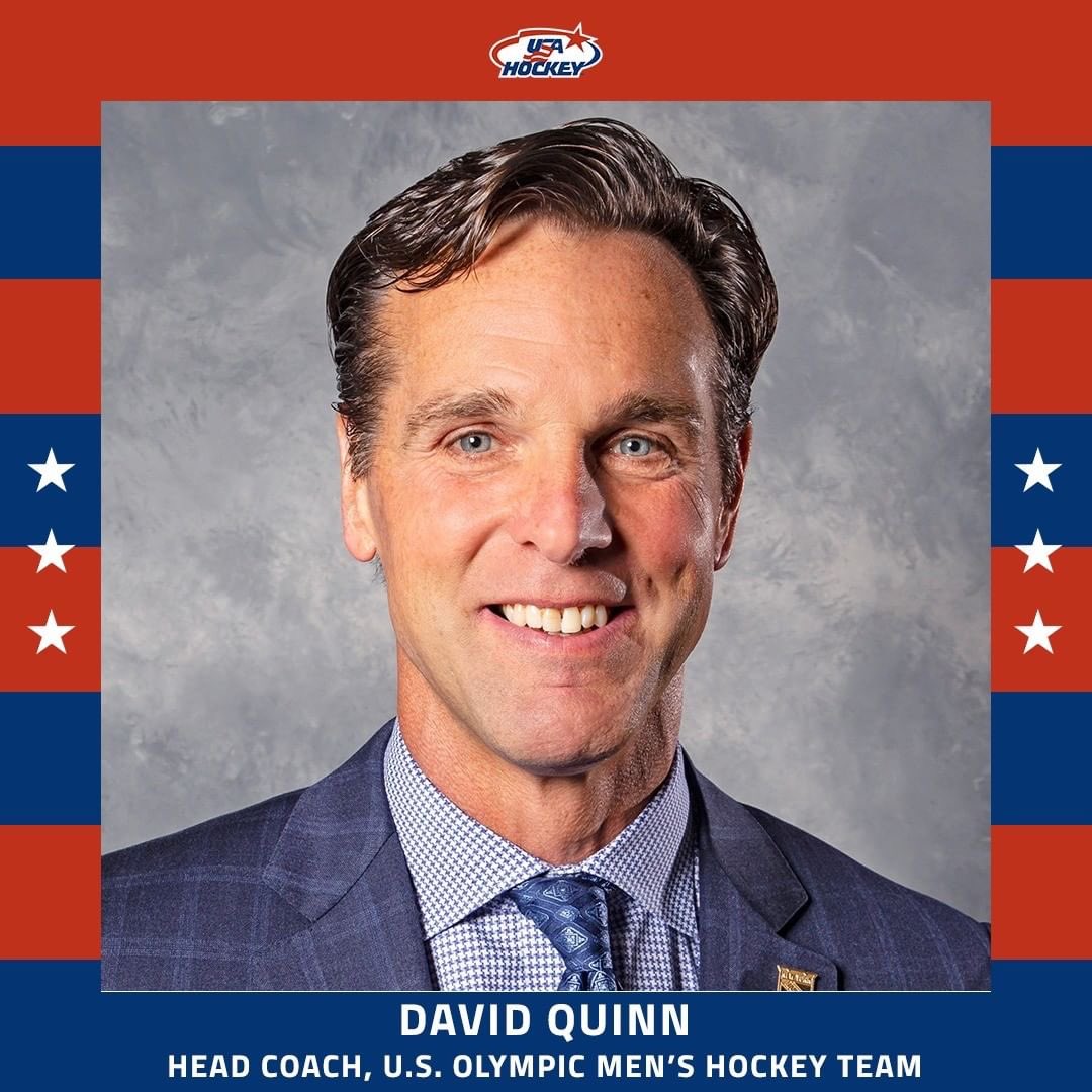 BU Men's Hockey (@terrierhockey) on Twitter photo Congrats to David Quinn on being named head coach of the <a href="/usahockey/">USA Hockey</a> Olympic Men’s Hockey Team!
#ProudToBU Congrats to David Quinn on being named head coach of the <a href="/usahockey/">USA Hockey</a> Olympic Men’s Hockey Team!
#ProudToBU