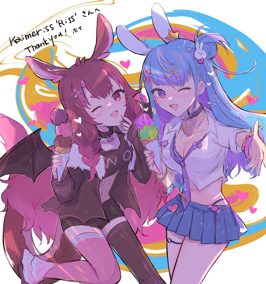 kaimeriss's tweet image. "Won't you join us for a treat?"

Art by: @/hooo_60
#KaimerissArt #KMRS #emulapics