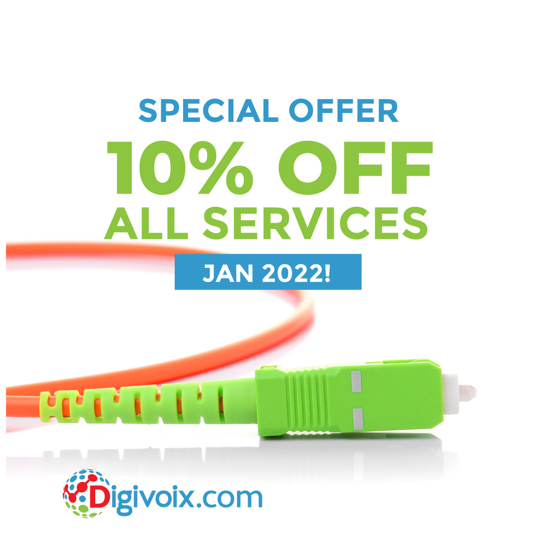 We are running a special just for you!
10% OFF OF ALL IT CONSULTANT SERVICES!!*
*offer valid only in January so make sure to contact us soon!
digivoix.com/contact-info