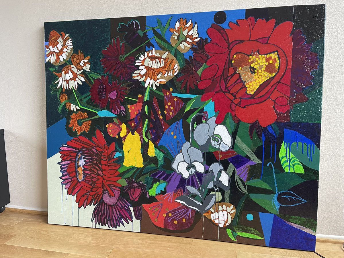coffeegoddd's tweet photo. acrylic on canvas, 4x5ft https://t.co/tYZA5iGS1T