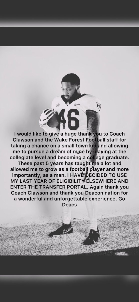 Thank you Deacon Nation for a wonderful experience !