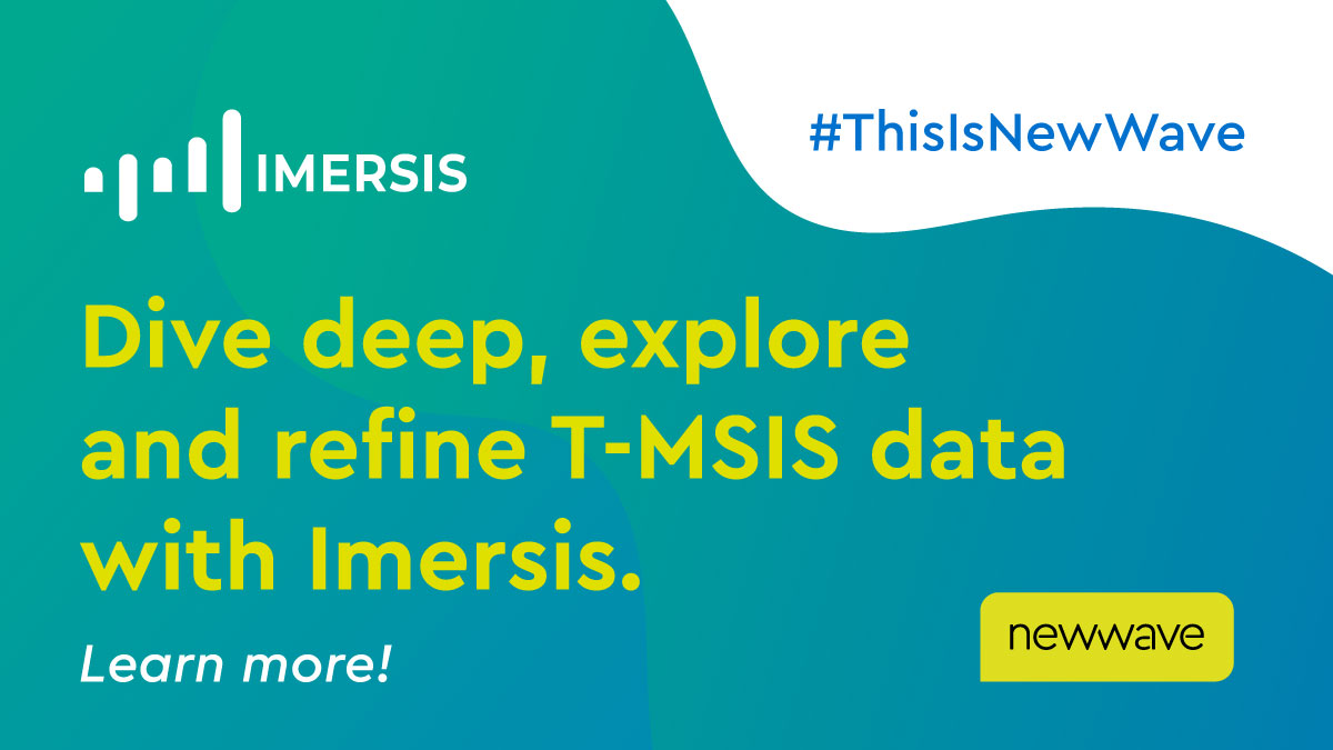 NewWave_Tech's tweet photo. Drawing from a deep understanding of #state #Medicaid operations and #TMSIS data, we partner with @MathematicaNow to #visualize data to empower states to build powerful #dataanalytics programs. Learn more! https://t.co/H6Jl37jk0O #ThisIsNewWave #SolvingForTheGreaterGood #Imersis https://t.co/qS78sjJHmI