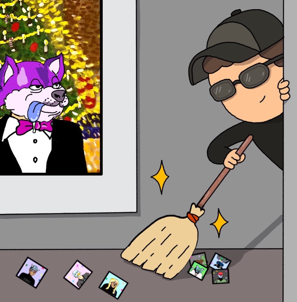 Hyped by that #NFTism token dop ✅
Take your $SOS  money and sweep that #cryptomutts floor 😃✌️ @iwasfirsthere <a href="/kennyschac/">kenny schachter</a>