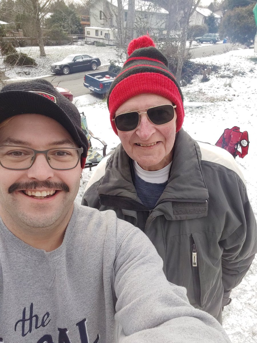 #week11andahalf Snow day yahooo #fuckcancer