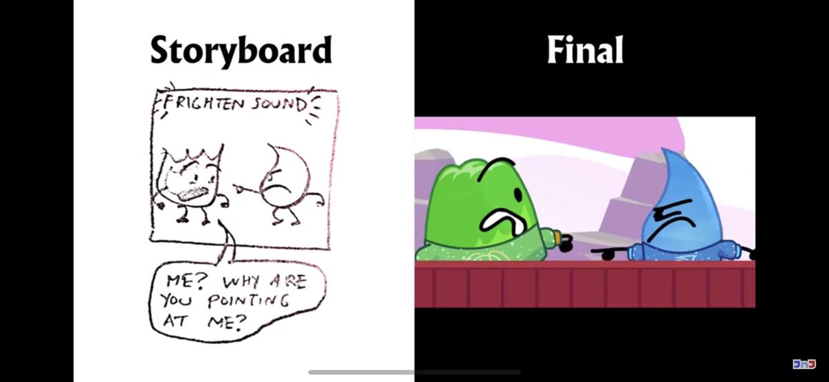 Weird discovery from looking at the BFB 23 storyboard is that it was taco, Bubble, gelatin, teardrop and blocky on the steam train originally? Did they originally have the merge at episode 23? 