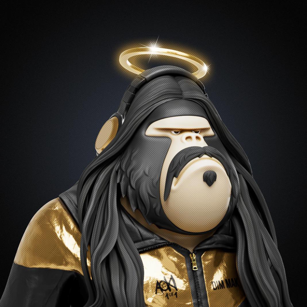 steveaoki's tweet image. Huge shoutout to @DegenApeAcademy and their amazing artist @monoliff for creating this custom Aoki 1 of 1!