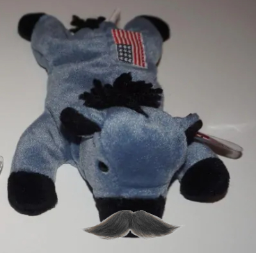 DumbNFTSales's tweet photo. Dumb Lefty the Donkey and Dumb Righty the Elephant NFTs on sale. 6th rarest Dumb Beanie Coin. 150 in circulation https://t.co/p7HiBbTugz #nft #nfts #dumbnfts #art #artist #cryptocurrency #beaniebabies #crypto #news #politics #republicans #democrats #trump #biden #cnn #fox #msnbc https://t.co/pSyvPqUni2