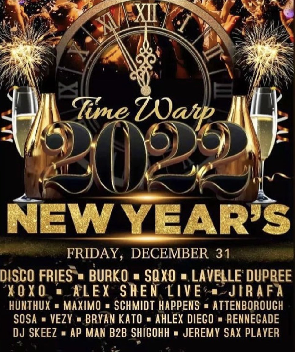 sd_checklist's tweet image. 🎊New Years Eve Party - Ticket Giveaway!! 🎉 Join us as we blast off into the New Year with this epic DJ lineup &amp;amp; OPEN BAR all night. 

✅ Tag 1 friend in this post to get a chance to win!
 
🎟Ticket Winner will be announced Wednesday Dec 29th!