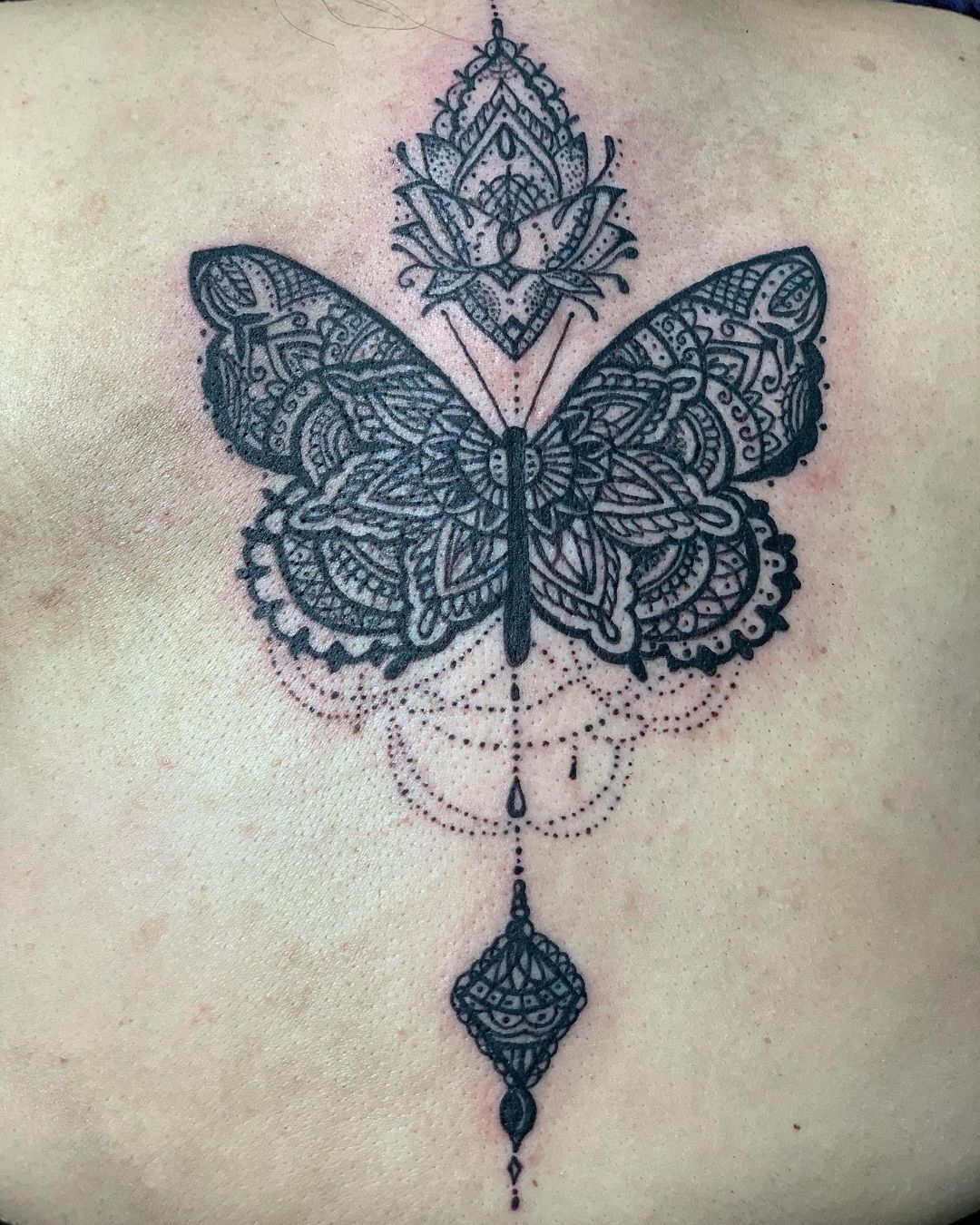 Top 87+ lace butterfly mandala tattoo best in.eteachers