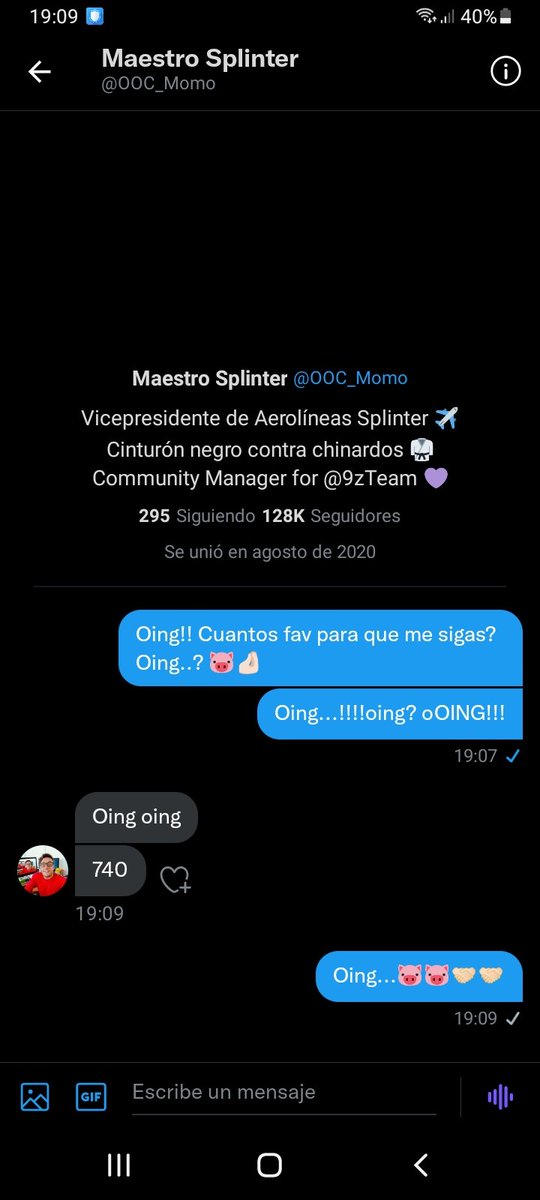 splinterchancho's tweet image. Oing..?? 740 no son nada.. OING!!!!