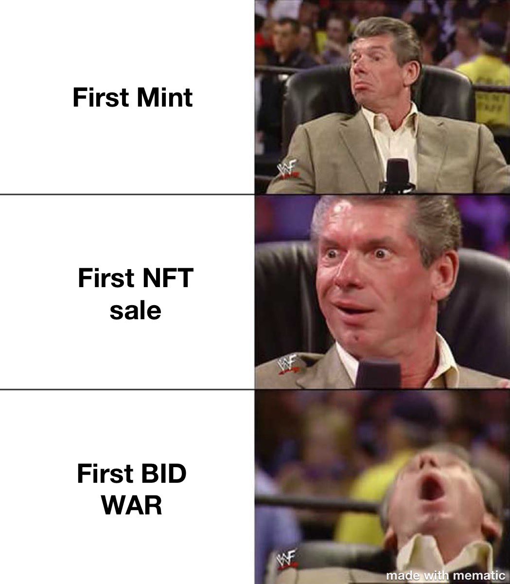 thousandbtc's tweet photo. All #NFT artists firsts. https://t.co/dDbzhwF1pB