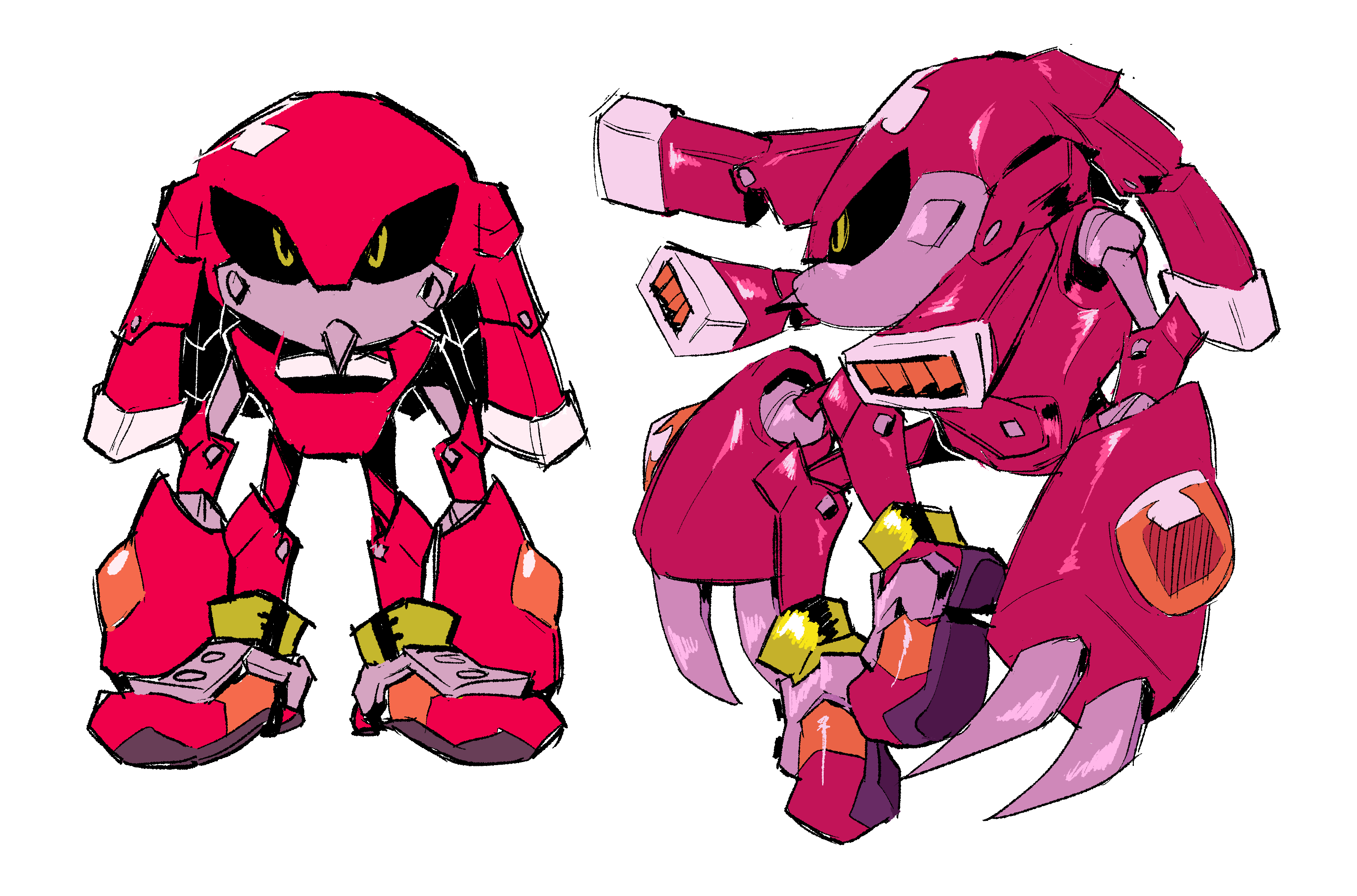 Metal Knuckles & Tails Doll - Sonic R Characters