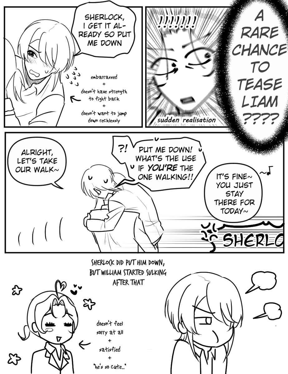 one day at the hospital when sherlock finds out liam's lost so much weight
