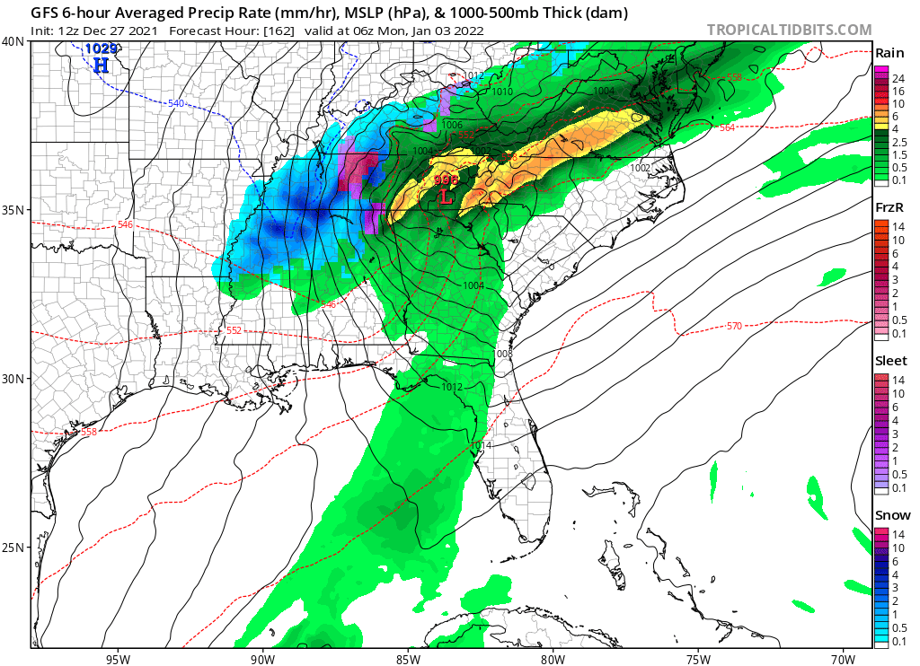 JohnnyParker012's tweet photo. Okay might as well throw this out there. The 12z GFS and Euro are bringing snow into the picture early next week. I DO NOT BELIEVE THIS WILL HAPPEN! I already have enough on my plate as far as severe weather threats and this is really not any concern to me at present time. https://t.co/h79wxx9HL6
