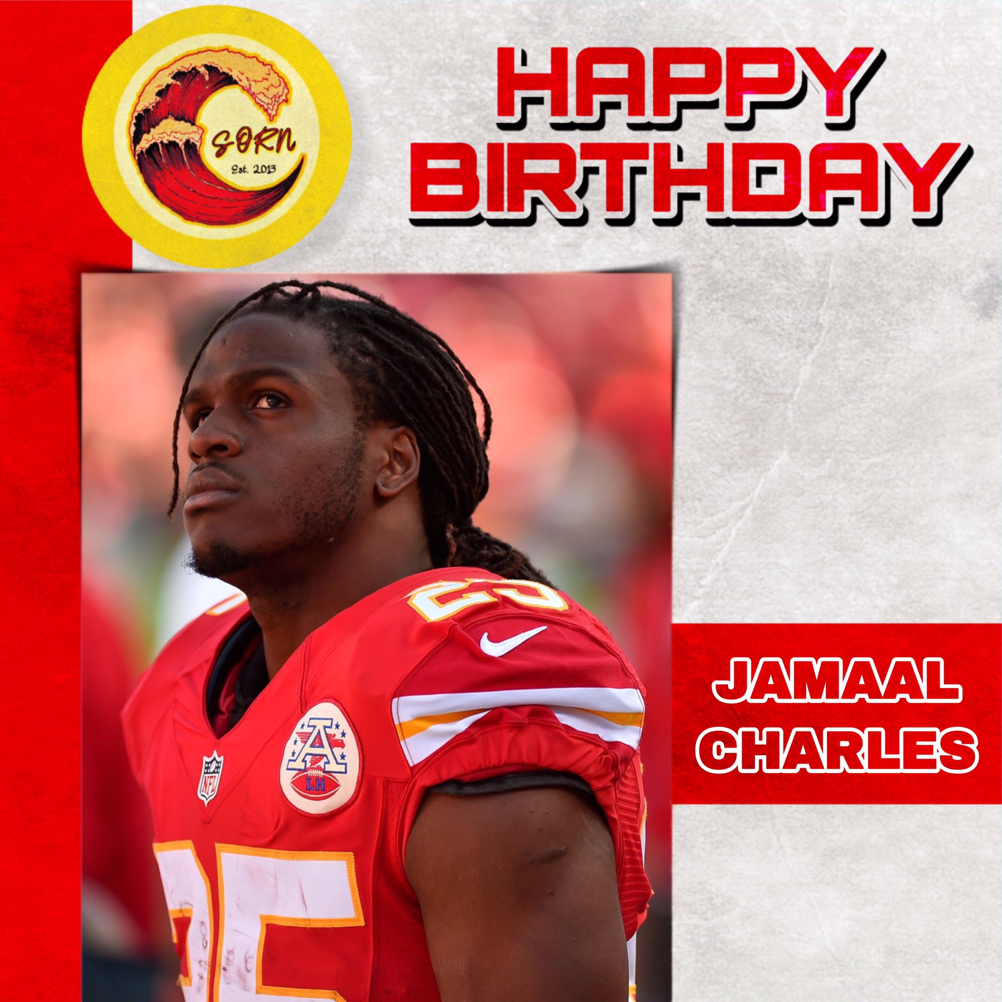 Happy Birthday to legend, Jamaal Charles!  | 