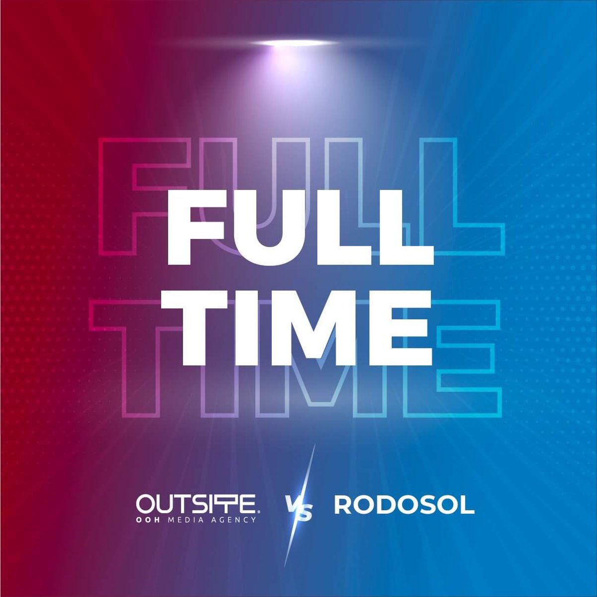 outsiteooh's tweet photo. Full Time | #OUTSITE 0 - 4 #Rodosol
#Employers5 https://t.co/dbB0cbxJ3s