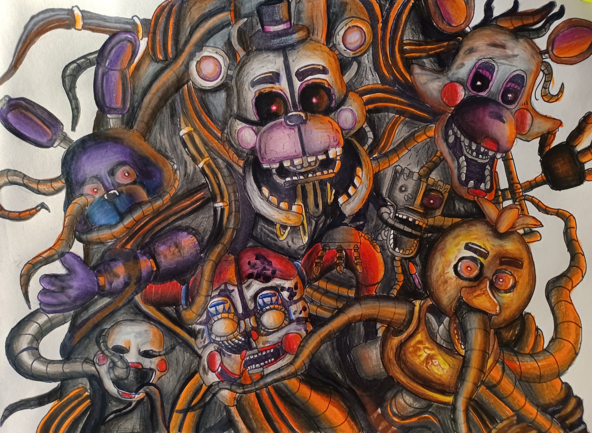 FNAF the Blob 5x7in Art Print -  Norway