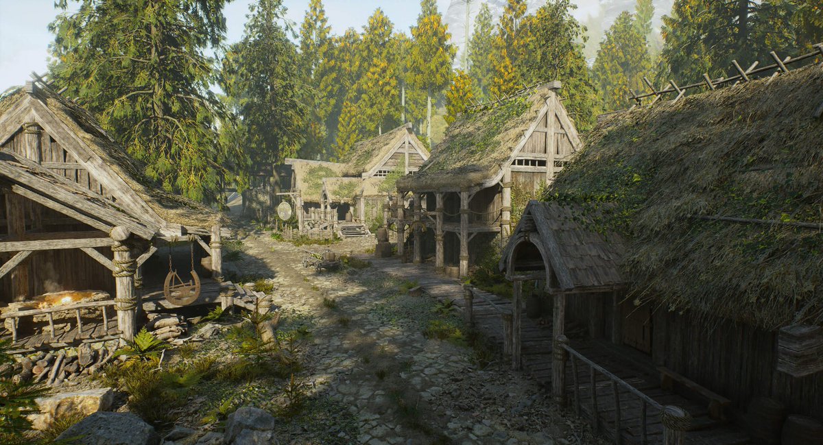 elliepeek's tweet image. looking at skyrim in the unreal engine 5 has me shaking and crying and throwing up