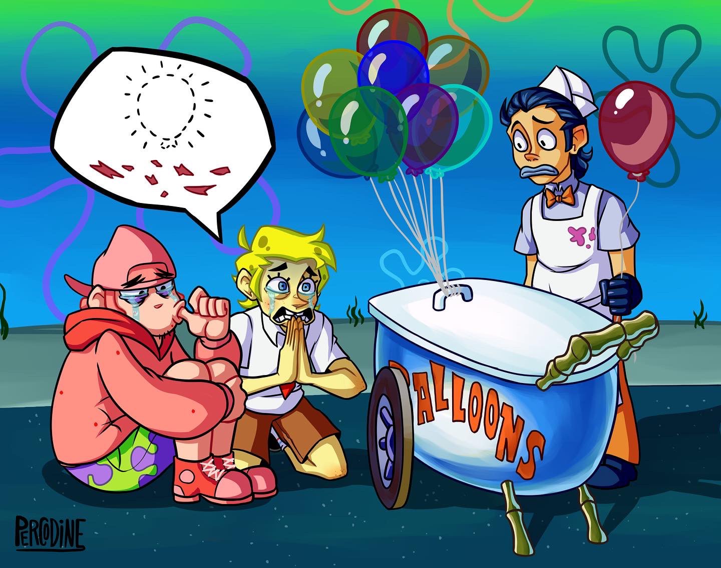 X \ Percodine على X: "It's free balloon day 🎈#spongebob  https://t.co/l65ghraE21"