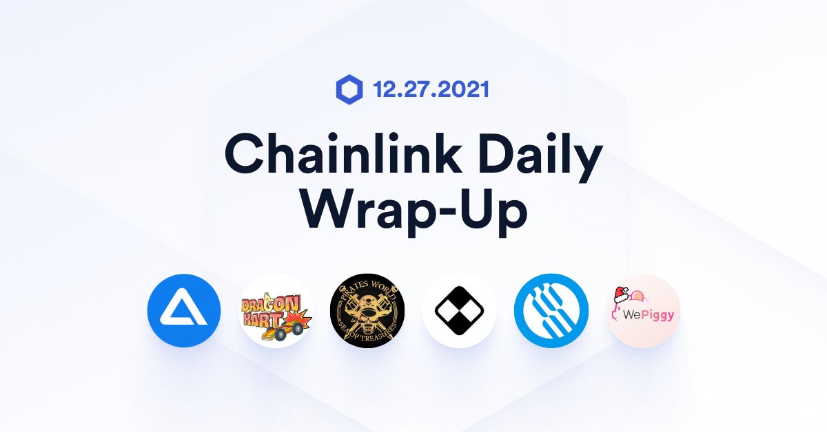 chainlink's tweet photo. Oracles are turbocharging dApp development, with more and more projects continuing to integrate #Chainlink to bring real-world data &amp; off-chain computation to their smart contracts.

Check out the latest batch of projects using Chainlink across #BSC, #Ethereum, &amp; #Moonriver 🧵👇 https://t.co/HfmvVg6hdi
