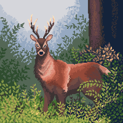 JessWyllie0_0's tweet photo. A #deer for #pixel_dailies 
@Pixel_Dailies #pixelart https://t.co/CtAgsrozAg