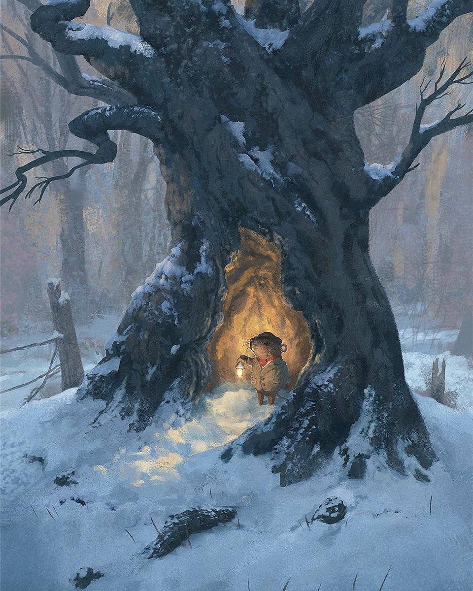 ClubFant's tweet photo. "Wind in the Willows "  By: 🎨 
@andywalshart 
#windinthewillows #snowpainting #winterpainting #snowscape #snowscapes #winterforest #wintersnow #letitsnow❄️ #christmassnow #christmasart #christmaspainting #christmasillustration #artistoninstgram #digitalillustrations #illustrator https://t.co/eRo0VCUg6n