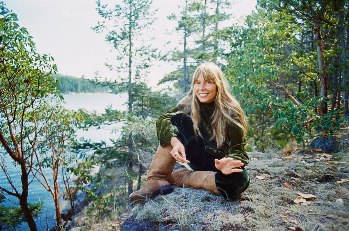 Joni Mitchell, Halfmoon Bay, British Columbia, September 1972 - From the Fo...