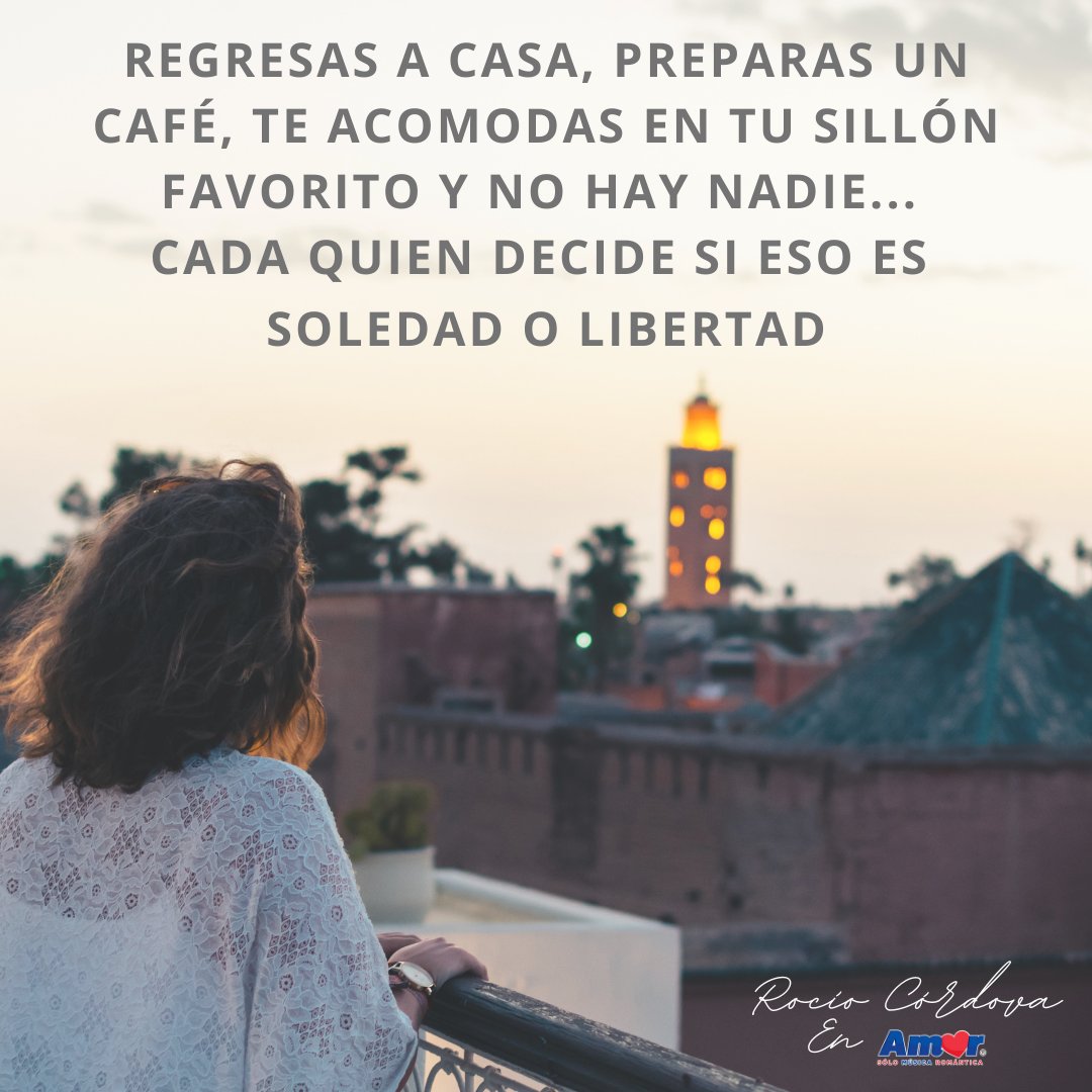 rocioenamor's tweet photo. Tú decides si es soledad o libertad... ¡Buenas noches! https://t.co/dLvrDPQDEk