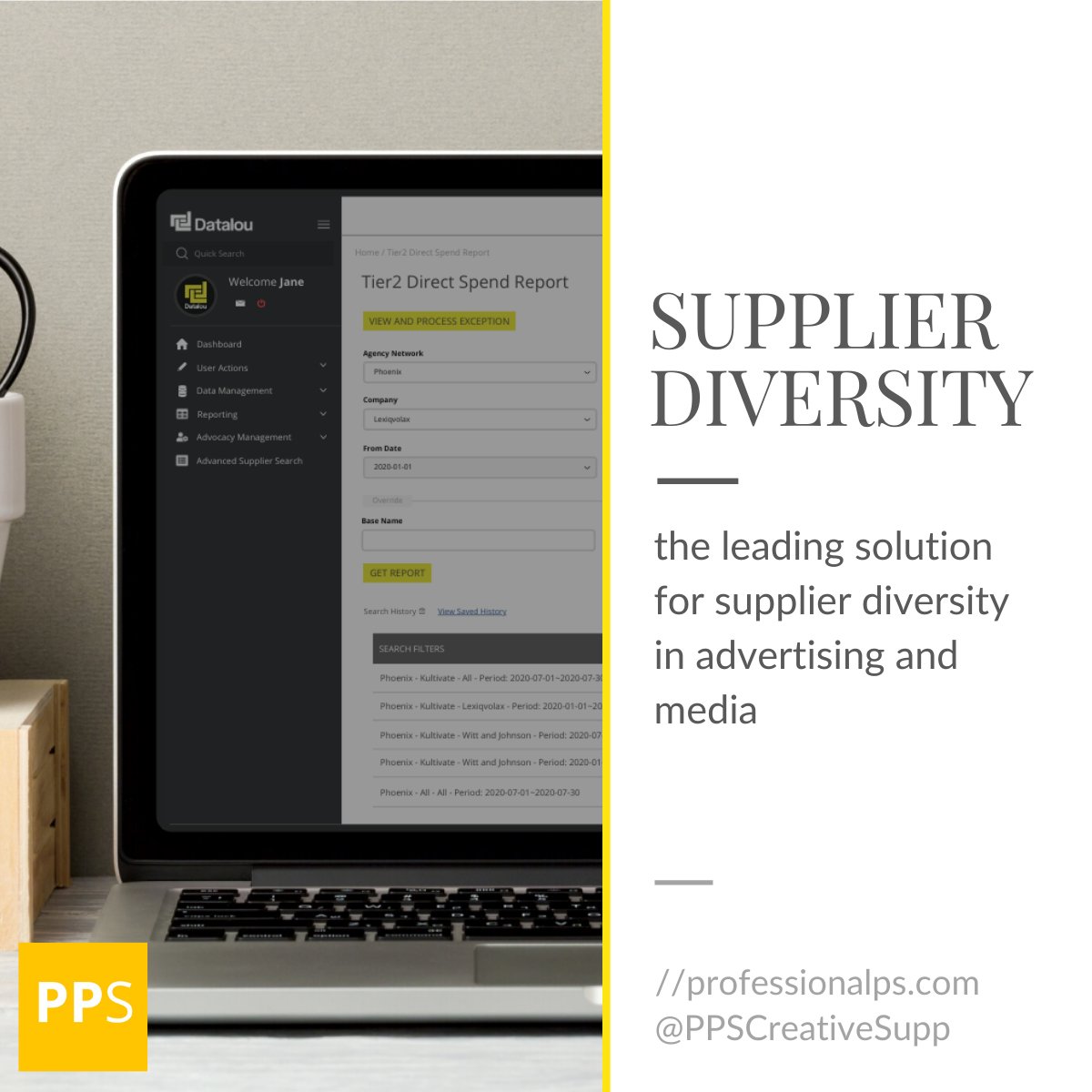 PPSCreativeSupp's tweet photo. #diversity #supplierdiversity #advertising #media @DatalouTech #DiversityandInclusion #reporting @AnitaLaney_PPS https://t.co/vVNBwbMTNa