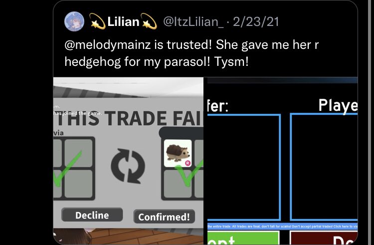 melodymainz's tweet photo. proof 4 https://t.co/6jln2e5muz