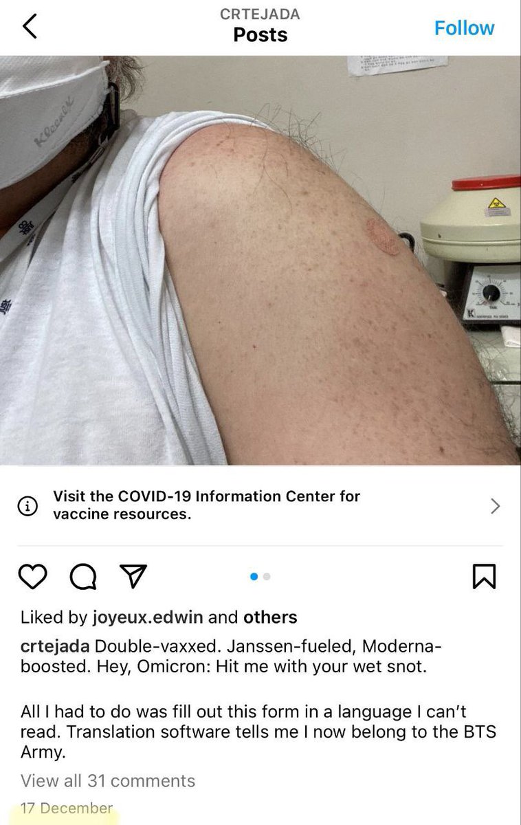 MaxBlumenthal's tweet photo. 49-year-old NY Times editor Carlos Tejada died of a heart attack 24 hours after a Moderna mix-and-match booster. Instead of investigating and seeking justice, NYT omits this fact in his obit, the media looks the other way &amp; his colleagues ignore it. https://t.co/aroLo9Ptq2 https://t.co/E8o3clT6i8