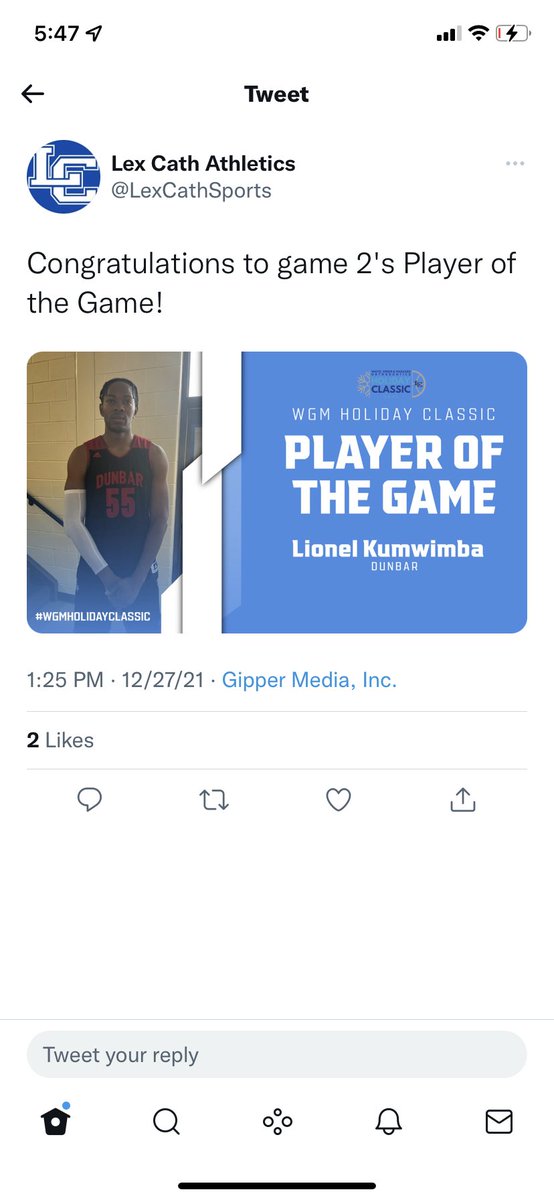 CoachRod_Rogers's tweet photo. Great game for 6โ8 #senior ๐๐ฏ @KumwimbaLionel #19pts & #14rbs in tough fought game today for the win for @PLDBoysBBall in @LexCathSports #wgmholidayclassic ๐๐๐๐๐๐๐๐๐ฏ https://t.co/vrAu8nfcFz