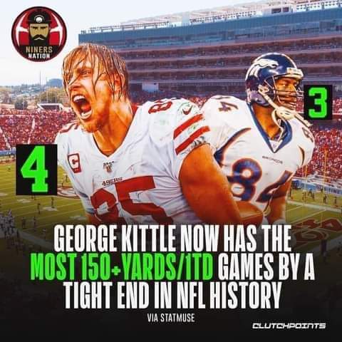 brummett_marie's tweet photo. #85georgekittle 
#49erfans https://t.co/wa50Jylo4W