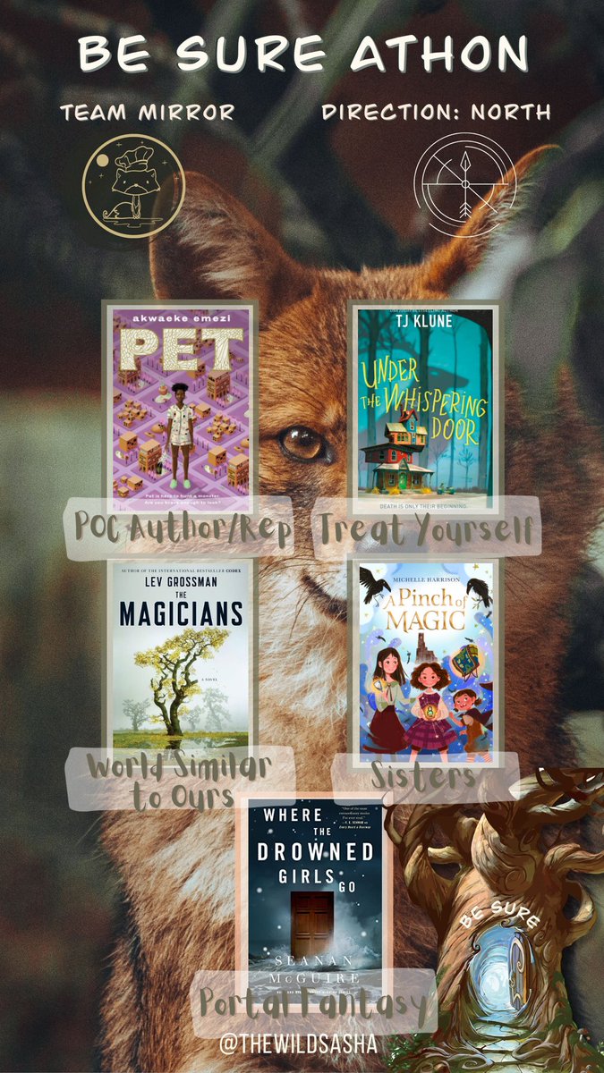 LibroCurious's tweet photo. Excited to start the @BeSureAthon on #teammirror with @wanderingwxrlds next month. Peep the TBR below. @thewildSasha https://t.co/lBQ0cAh2Eo