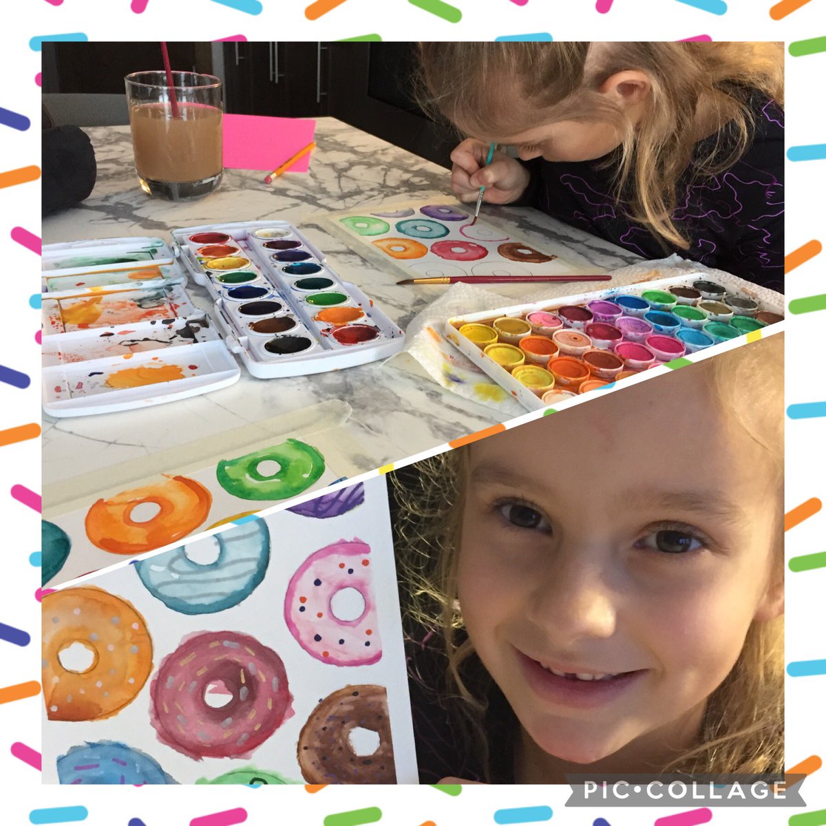 MrsDulder's tweet photo. When you get tired of eating sweets, paint em’! https://t.co/jfWwhYS7KG
