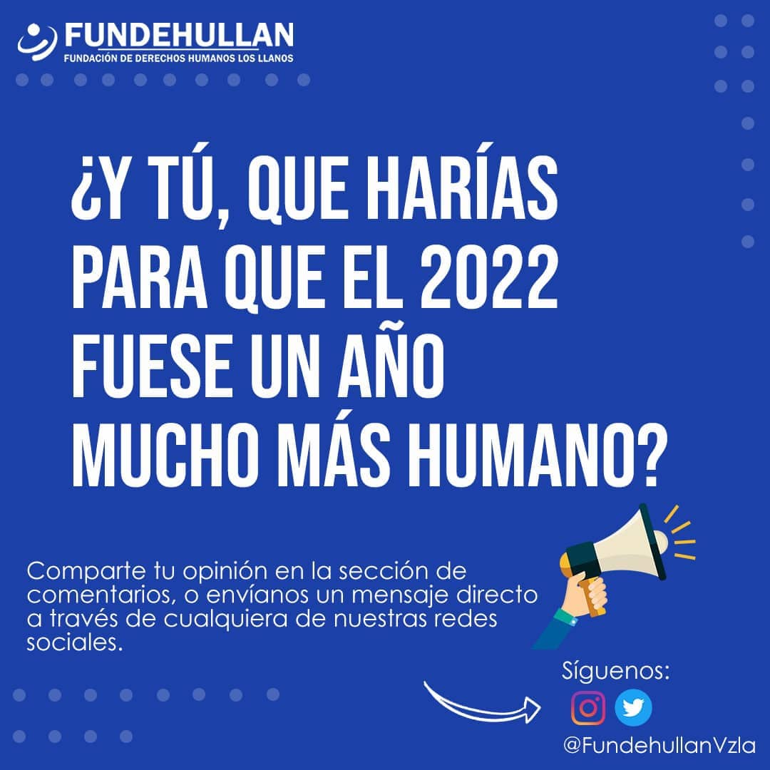 El Estado venezolano debe garantizar a los ciudadanos el derecho a la #Vida #Alimentacion  #hospitales dotados de insumos #Agua potable #acceso a la #Justicia #libre tránsito #libertad de opinión #acceso a internet #conocetusderechos #fundehullan