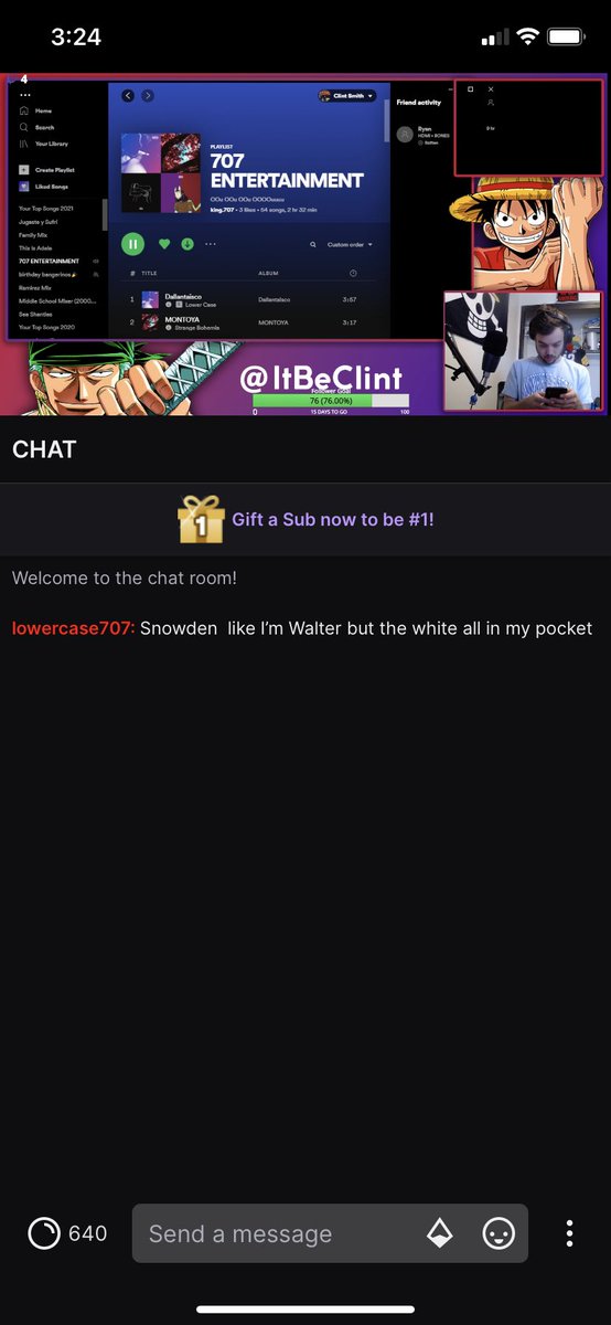 theofficialcjs's tweet photo. Snowed-in streaming… TAP IN W @IDClint707 https://t.co/lrwk6HKcpR