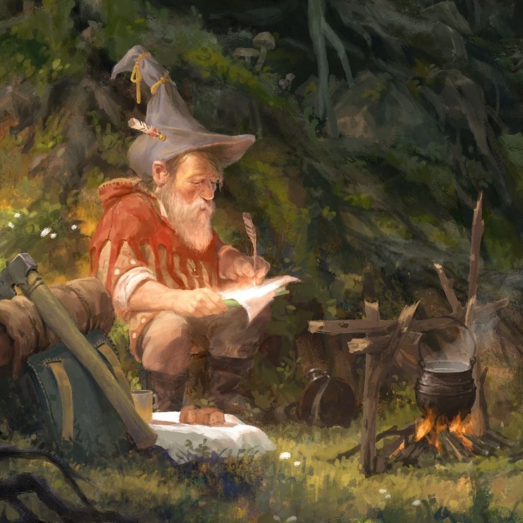 ClubFant's tweet photo. “ Adventurer a cutout of my latest painting. Cheers “  By: 🎨 
@tomas.duchek
 #digitalart #fantasy #painting #instaart https://t.co/81ndfpVbdf