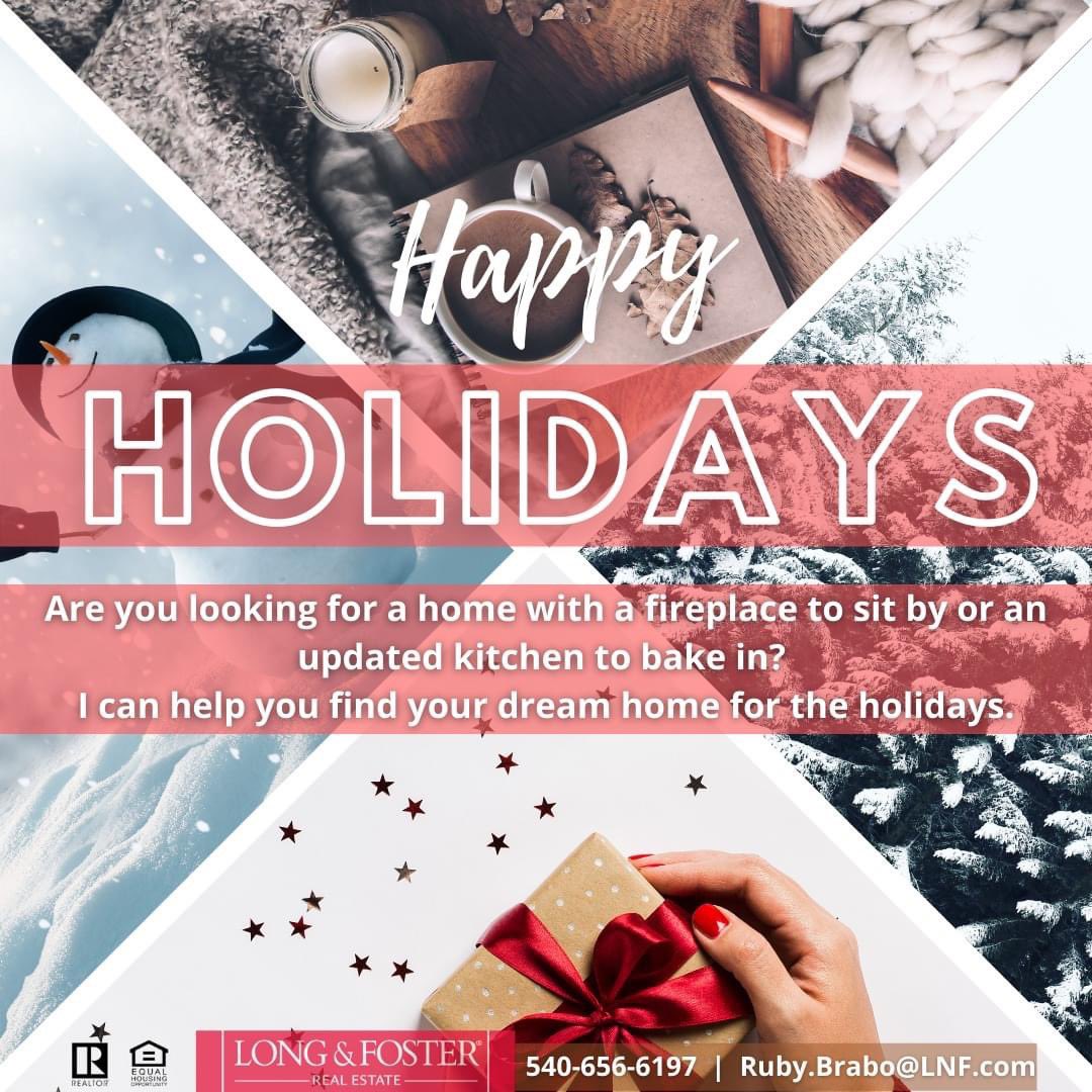 RubyRealtorVA's tweet photo. I hope everyone had a wonderful holiday weekend. Mine was full of time spent with family! It’s not too late to discuss how to #buy or #list your home at the start of the new year. Contact me to discuss how to get started.
#rubyrealtorva #realestate #homesweethome #holiday https://t.co/hxvCfkReGI