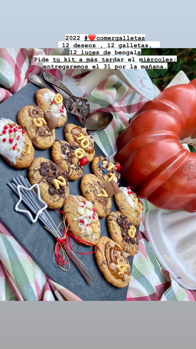 dipostre's tweet photo. 2022 #❤️comergalletas
 12 deseos , 12 galletas,  12 luces de bengala
Pide tu kit a más tardar el miércoles; entregaremos el 31 por la mañana @almadipostre #❤️hacerpostres https://t.co/PLa4U10Zhg