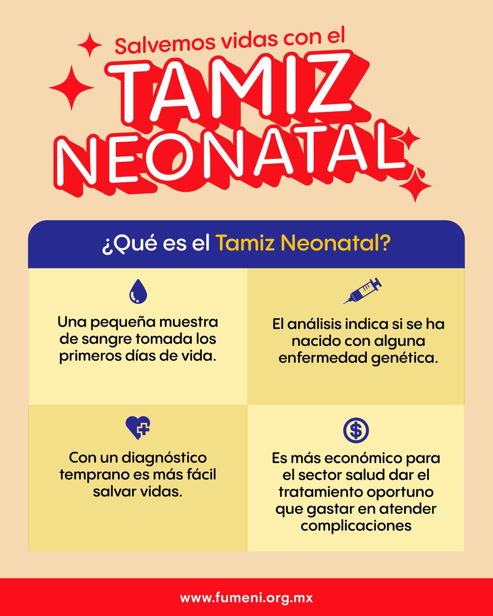 FumeniAC's tweet photo. Las #EnfermedadesGenéticas pueden detectarse con #TamizNeonatal, la #InmunodeficienciaPrimariaGraveCombinada puede detectarse con esta prueba y así se puede dar el tratamiento de manera oportuna para #SalvarLaVida de niñas y niños con esta enfermedad mortal. @SSalud @DeSalubridad https://t.co/u9akhbS5Mf