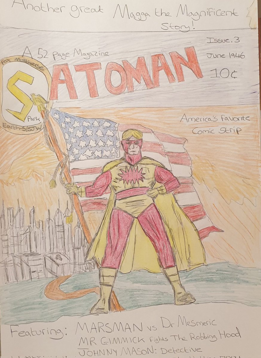 JayGreenfield's tweet photo. Recent art. Pencils and finishes for faux cover recreations. https://t.co/ydPTQdOfBp