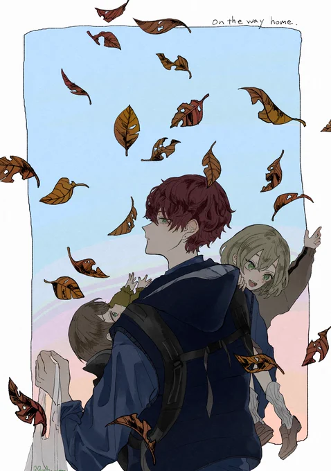帰り道 / ミスラとルチルとミチル(※年齢操作・現パロ)
#まほやく_FA 