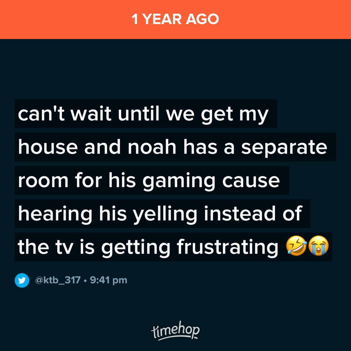 ktb_317's tweet photo. welp.....been almost a year in the house and he's that loud from across the entire house that i shut his door 😤 https://t.co/K8mXI5lFqD
