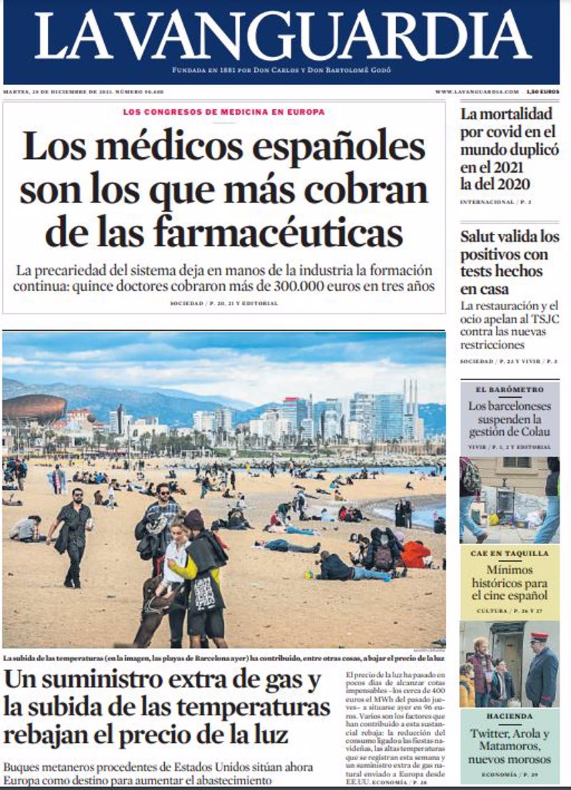 elboletinmadrid's tweet photo. #ResumenDePrensa #PrimerasEdiciones
La sexta ola y las medidas de las Comunidades Autónomas para contenerla en las portadas
https://t.co/YhodsiHH5M https://t.co/3tgUAfgKfu