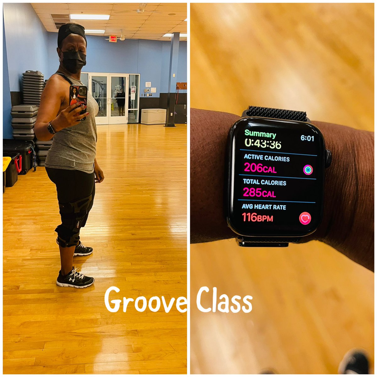 Groove class complete.✅ #MondayFitness #Grooving #FitLeaders #SelfCare #LetsGo💃🏽💃🏽💃🏽