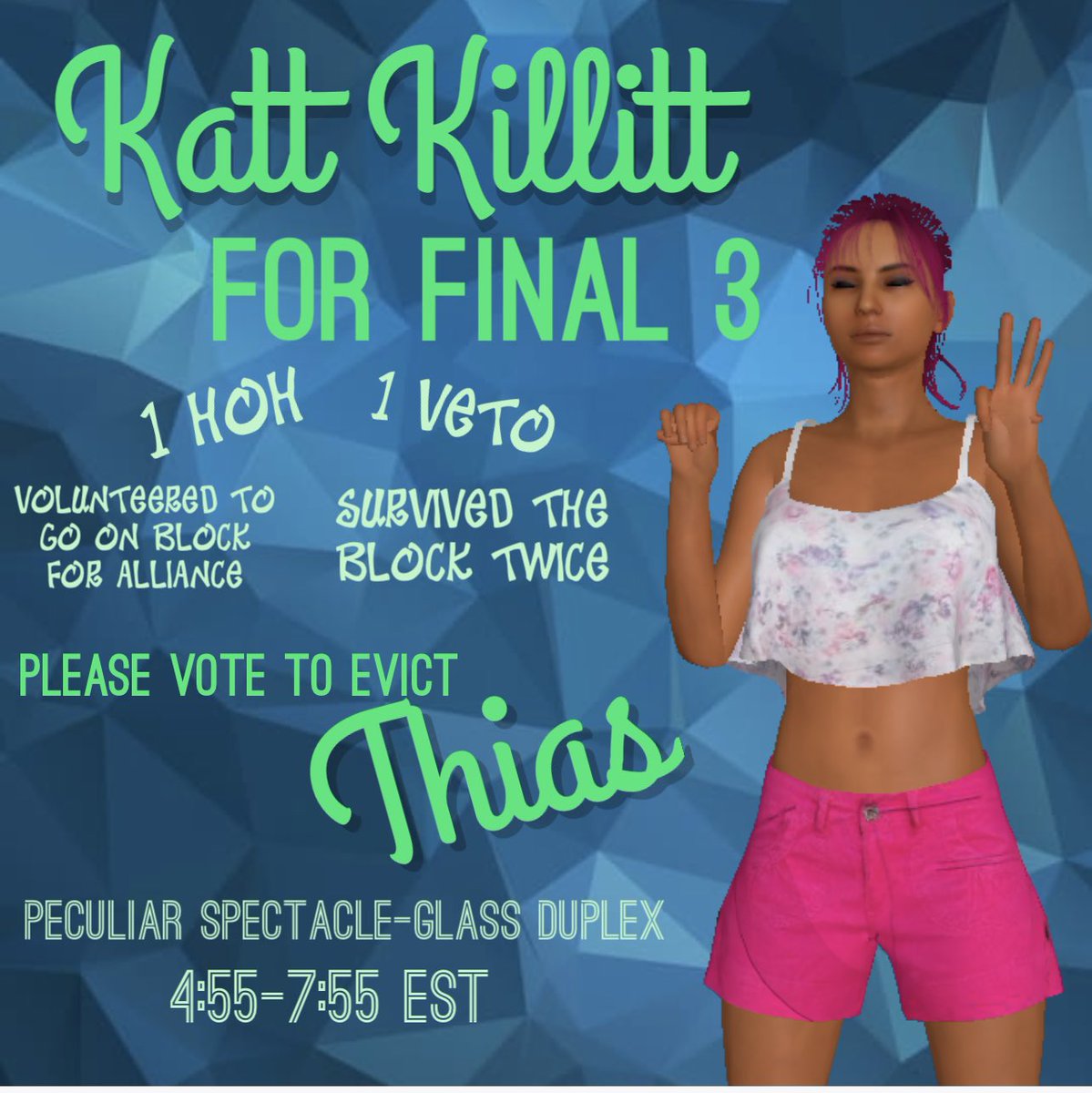 BKillitt's tweet photo. @Sergeibbtg Just message me when your vote is! https://t.co/TvKSL6urIM